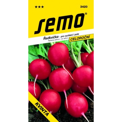 SEMO Ředkvička KVINTA - celoroční 3420 SEMO Ředkvička KVINTA - celoroční 3420
