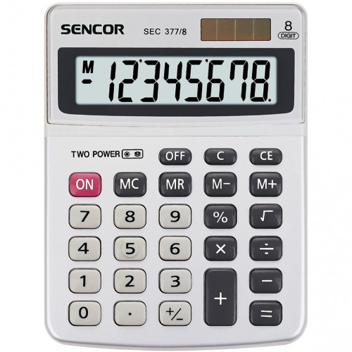 SENCOR SEC 377/ 8 DUAL kalkulačka 10001170 SENCOR SEC 377/ 8 DUAL kalkulačka 10001170