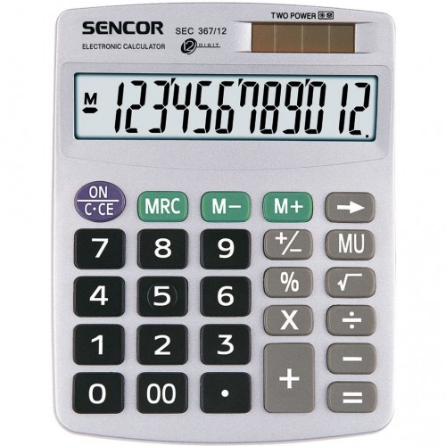 SENCOR SEC 367/ 12 DUAL kalkulačka 10001172 SENCOR SEC 367/ 12 DUAL kalkulačka 10001172