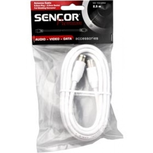 SENCOR Anténní kabel SAV 109-075W ant.koax.kab. M-F P 35020190