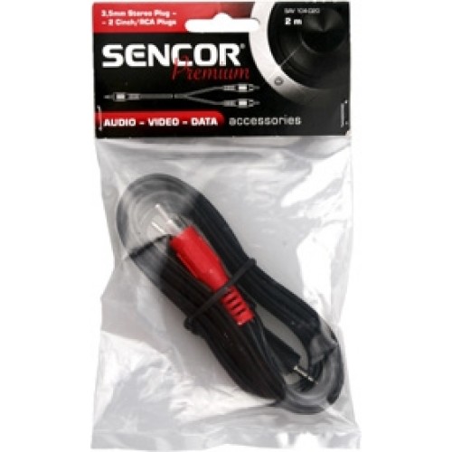 SENCOR AV kabel SAV 104-020 3,5jack - 2xRCA M P 35020171 SENCOR AV kabel SAV 104-020 3,5jack - 2xRCA M P 35020171