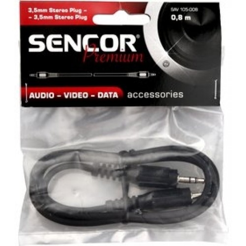 SENCOR AV kabel SAV 105-008 3,5s.jack - 3,5s.jack 35020173 SENCOR AV kabel SAV 105-008 3,5s.jack - 3,5s.jack 35020173