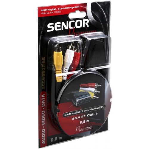 SENCOR AV kabel SAV 112-050 SCART(IN)-3RCAM(OUT)P 35020199 SENCOR AV kabel SAV 112-050 SCART(IN)-3RCAM(OUT)P 35020199