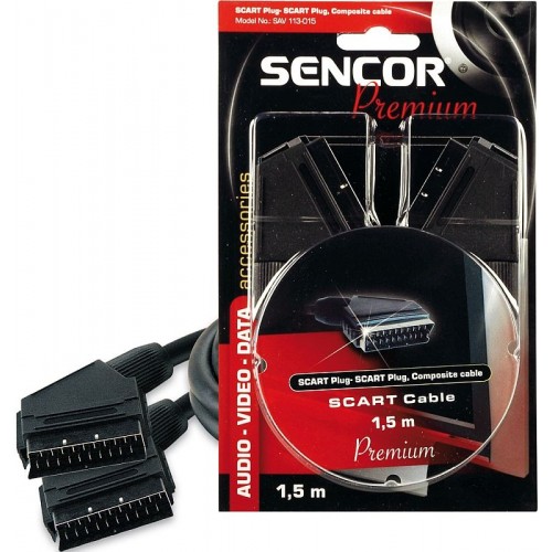 SENCOR AV kabel SAV 113-015 SCART M-SCART M 21P P 35020202