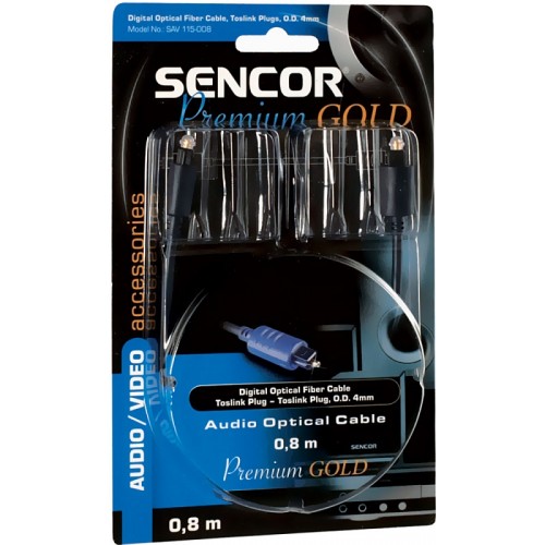 SENCOR AV kabel SAV 115-008 Opt.k.Toslink M-M PG 35020207