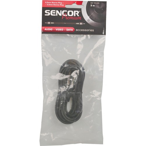 SENCOR AV kabel SAV 105-030 3,5s.jack-3,5s.jack P 35040926 SENCOR AV kabel SAV 105-030 3,5s.jack-3,5s.jack P 35040926