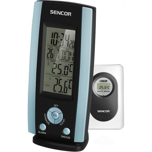 SENCOR SWS 21 BU Budík s teploměrem 35039460
