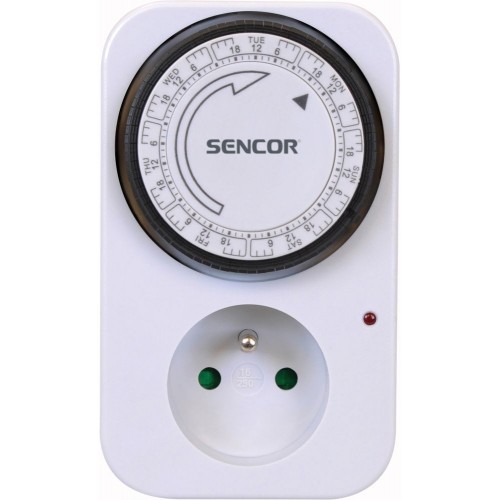 SENCOR SST 11MW Časový spínač týdenní 50001010 SENCOR SST 11MW Časový spínač týdenní 50001010