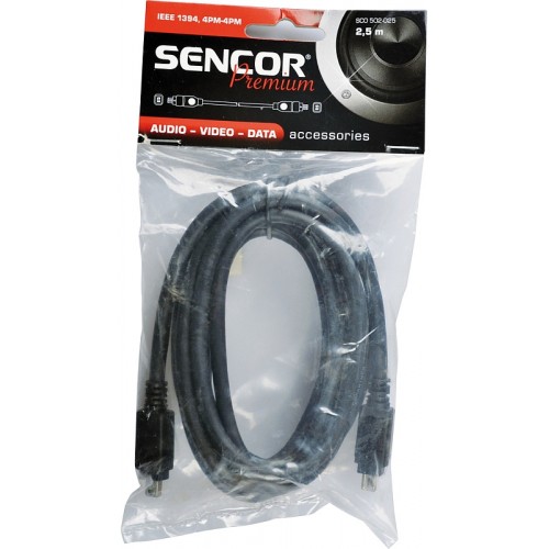 SENCOR Kabel FireWire SCO 502-025 IEEE 1394 4pM-4pM P 35020254