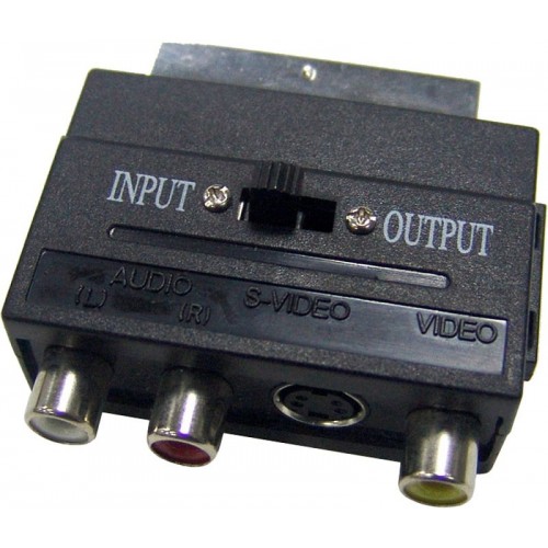 SENCOR Konektor SAV 151-000 SCART-3RCA+SVID INOUT 35024317