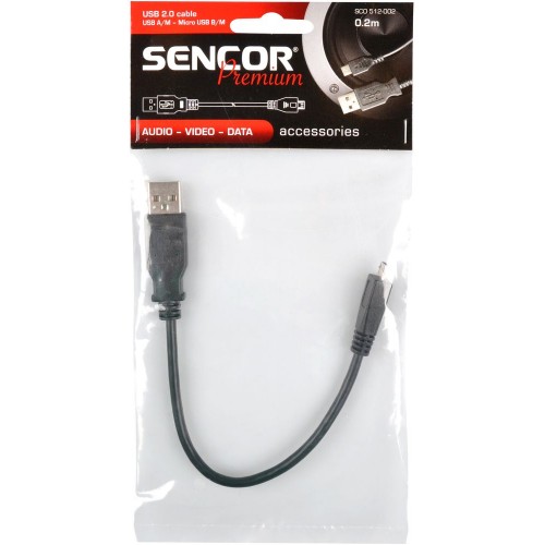 SENCOR Micro USB kabel SCO 512-002 USB A/M-Micro B 45009402 SENCOR Micro USB kabel SCO 512-002 USB A/M-Micro B 45009402
