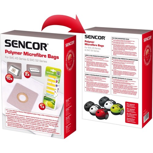 SENCOR SÁČKY SVC 45/52 (10ks)+vůně (5ks) 41000684