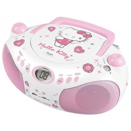 SENCOR Radio přijímač s CD, MP3 SPT 255 HELLO KITTY