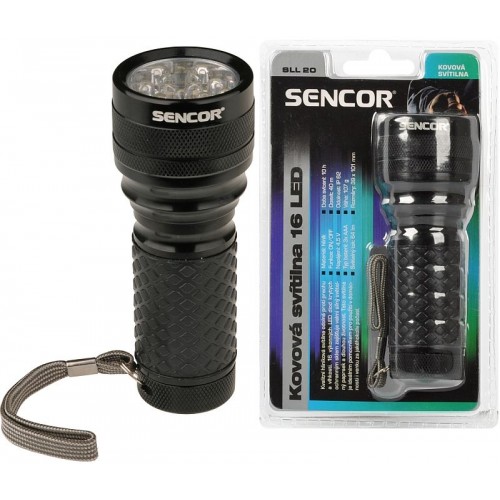 SENCOR SLL 20 Svítilna ALU 16LED 3xAAA 35032994 SENCOR SLL 20 Svítilna ALU 16LED 3xAAA 35032994