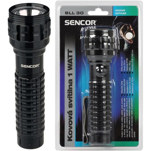 SENCOR SLL 30 Svítilna ALU 1WATT 3xAAA 35032995