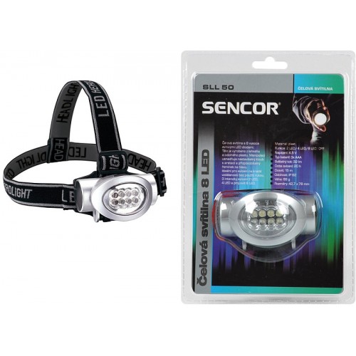 SENCOR SLL 50 Čelovka 8 LED 3xAAA 35032999