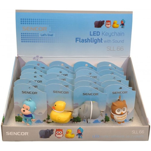 SENCOR SLL 66 LED přívěšek se zvukem 24x 50000946