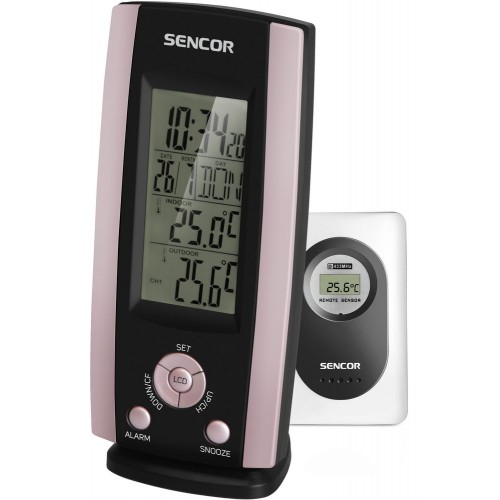 SENCOR SWS 21 S Budík s teploměrem 35039481