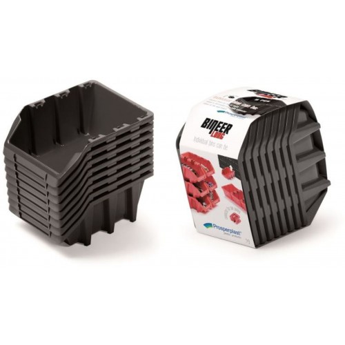 Kistenberg BINEER LONG SET Plastové úložné boxy 8 kusů, 160x98x160mm, černá KBILS16-S411 Kistenberg BINEER LONG SET Plastové úložné boxy 8 kusů, 160x98x160mm, černá KBILS16-S411