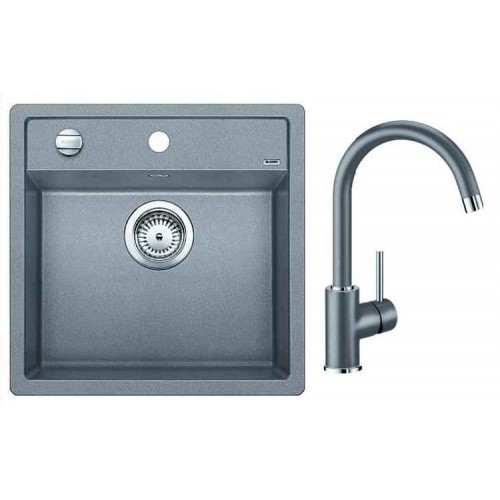 BLANCO SET dřez Dalago 5 Silgranit + dřezová baterie MIDA aluminium BLANCO SET dřez Dalago 5 Silgranit + dřezová baterie MIDA aluminium