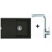 Franke SET G39 granitový dřez MRG 611.099 grafit + dřezová baterie Samoa