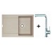 Franke SET G39 granitový dřez MRG 611.082 sahara + dřezová baterie Samoa