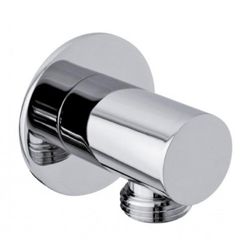 SAPHO Vývod sprchy, kulatý, tenká krytka 1/2", chrom SG202