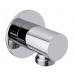 SAPHO Vývod sprchy, kulatý, tenká krytka 1/2", chrom SG202