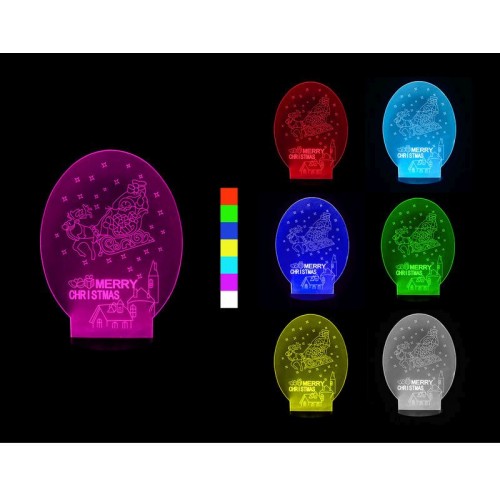 PROMÁČKLÝ OBAL SHARKS 3D LED lampa Vánoční sáně SA099 - PLNĚ FUNKČNÍ PROMÁČKLÝ OBAL SHARKS 3D LED lampa Vánoční sáně SA099 - PLNĚ FUNKČNÍ