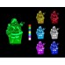 SHARKS 3D LED lampa Santa Claus SA097
