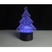 PROMÁČKLÝ OBAL SHARKS 3D LED lampa Vánoční stromek SA098 - PLNĚ FUNKČNÍ