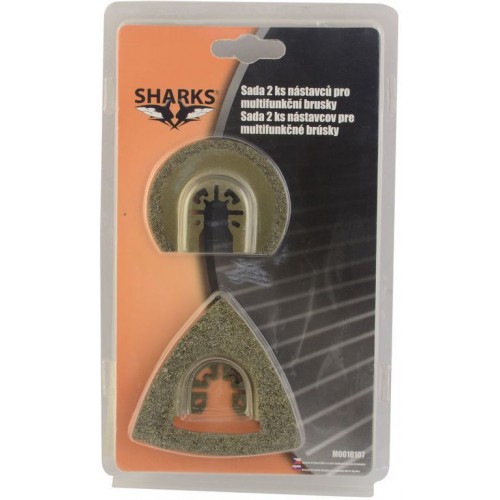 SHARKS Sada 2 ks nástavců pro multifunkční brusky M0010107