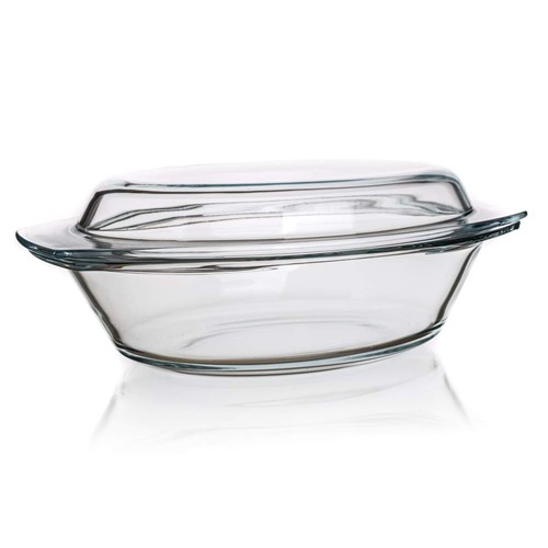 SIMAX Pekáč skleněný oválný s víkem 4,4 l (3,00/1,40) 1871367146