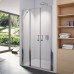 RONAL SL32 Swing-Line dvoukřídlé dveře + stěna, 120 cm, barva*/durlux SL1321200SF22