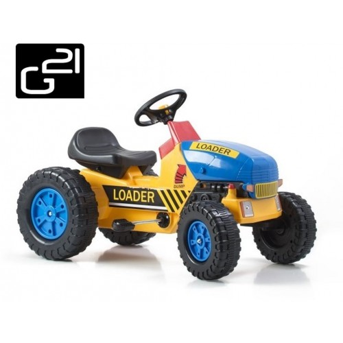 Šlapací traktor G21 Classic žluto/modrý 690811 Šlapací traktor G21 Classic žluto/modrý 690811