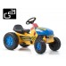 Šlapací traktor G21 Classic žluto/modrý 690811