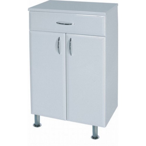 INTEDOOR AZZURRA nízká koupelnová skříňka 50 cm, na dvou nožičkách, bílá AZSN50N/01