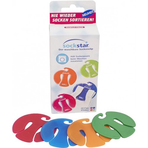 Sockstar Basic Family Kolíčky na ponožky 20 ks Sockstar Basic Family Kolíčky na ponožky 20 ks