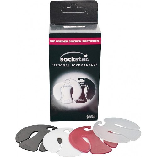 Sockstar Black & White Family Kolíčky na ponožky 20 ks