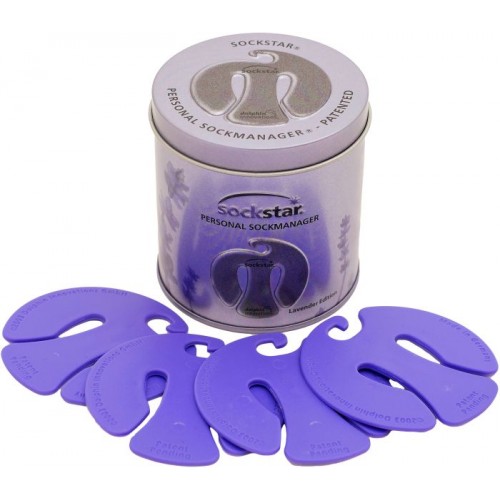 Sockstar Premium Gift Box - Lavender Edition Kolíčky na ponožky 20 ks