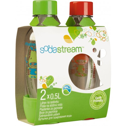 Lahev 1/2 l TP RED/GREEN SODASTREAM
