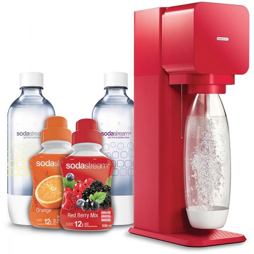 SADA Výrobník sodové vody PLAY RED LE 2v1 SODASTREAM