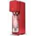 Výrobník sodové vody SOURCE Red metal sada SODASTREAM