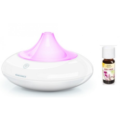 SOEHNLE Aroma osvěžovač vzduchu RAVENNA s LED osvětlením + vonný olej 68026+68043