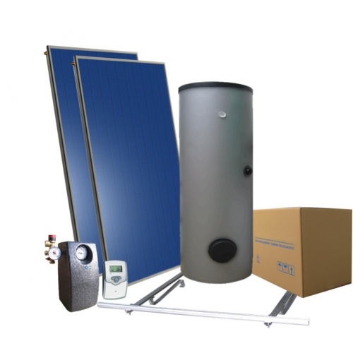 Solární paket Space Energy 200 F - pro rovnou střechu - 2x kolektory