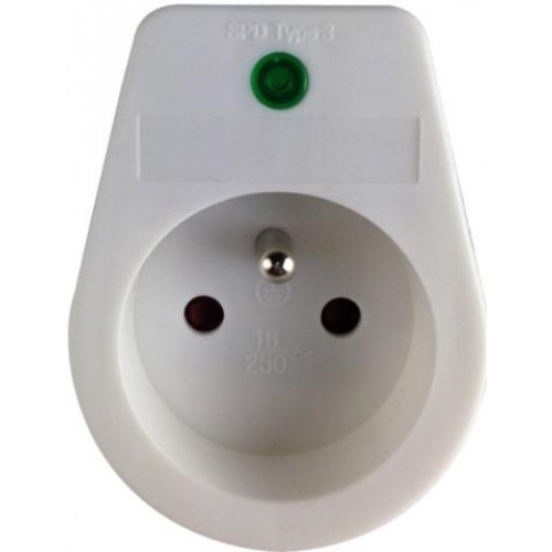 SOLIGHT Přepěťová ochrana do zásuvky PO20, 236J, 1z, kontrolka SOLIGHT Přepěťová ochrana do zásuvky PO20, 236J, 1z, kontrolka