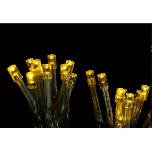 Vánoční osvětlení řetez 3,9m 50 LED - TEPLÁ BÍLÁ VS472