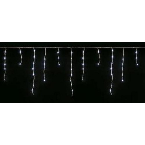 Vánoční osvětlení 140 LED Závěs stálesvítící - BÍLÝ IP44 VS5227L