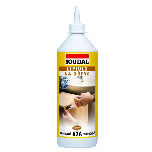 SOUDAL 67A lepidlo na dřevo vodostálé 750 ml