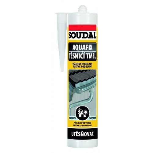 SOUDAL AQUAFIX těsnící tmel 310 ml, transparentní